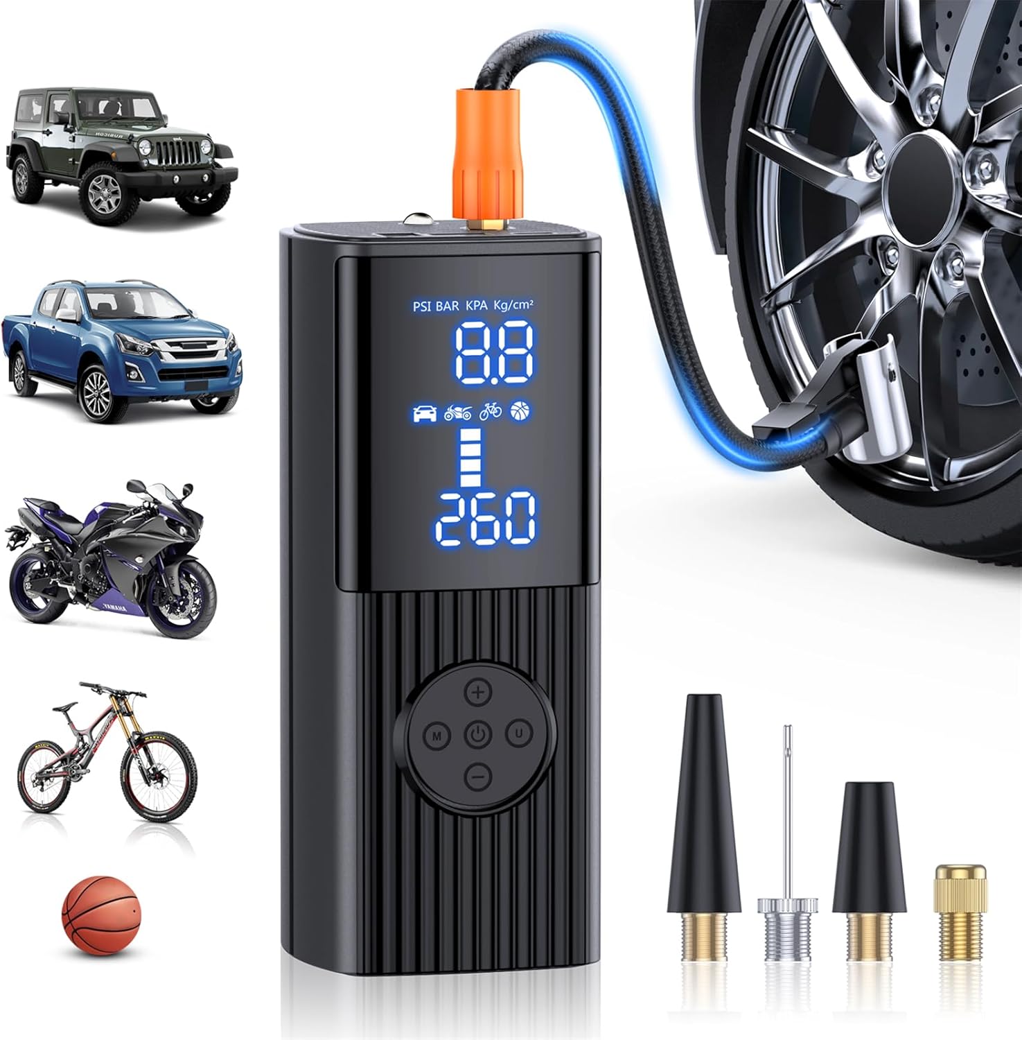 Hafuloky Portable Tire Inflator 180PSI
Hafuloky Air Compressor with LCD Pressure Display
Hafuloky Fast Inflation Air Pump 20000mAh
Hafuloky Tire Inflator for Cars, Bikes, and Motorcycles
Hafuloky Compact Inflator for Sports Balls
Hafuloky Tire Air Pump with Accurate Pressure Control
Hafuloky Rechargeable Air Compressor for Travel
Hafuloky Multi-Use Portable Tire Inflator
Hafuloky High-Pressure Inflator with Auto Shut-Off
Hafuloky Lightweight Air Pump for Emergency Inflation